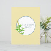 Rezept-Divisionsseite - Gelbe Kräuterbinder-Beilag (Stehend Vorderseite)