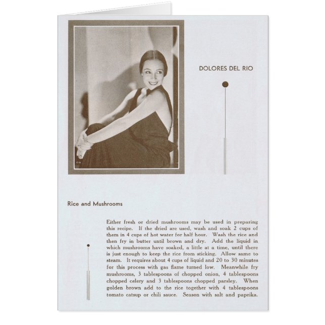 Rezept Dolores Del Rio (Vorne)