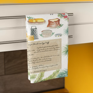 Rezept-Erbstück-Teetücher Geschirrtuch