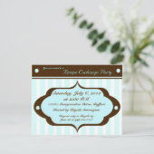 Rezept Exchange Party Einladungen mit Rezept Card (Stehend Vorderseite)