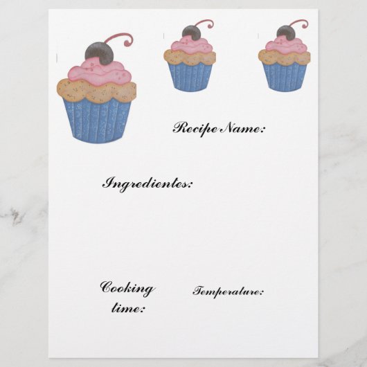 Rezept Flyer (Vorne)