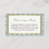Rezept für Bride Garden Party Liebe Shack Verlobte Begleitkarte (Vorderseite)