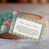 Rezept für Bride Garden Party Liebe Shack Verlobte Begleitkarte