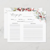 Rezept für Bride Red Berries Grünfoliage (Vorne/Hinten)