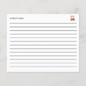 Rezept für das Brautparty "Bride Off the Market" (Rückseite)