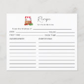 Rezept für das Brautparty "Bride Off the Market" (Vorderseite)