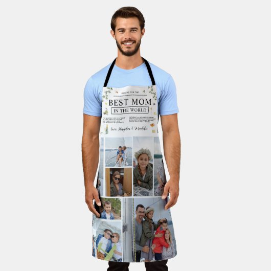 Rezept für die beste Mama | Foto der Mutter Schürze (Getragen)