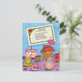 Rezept für die perfekte inspirierende Postkarte (Stehend Vorderseite)