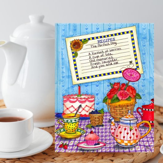 Rezept für die perfekte inspirierende Postkarte