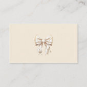 Rezept für die Perlen der Braut und Prosecco brida Begleitkarte (Rückseite)