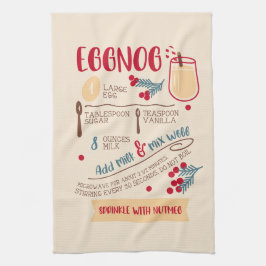 Rezept für eggnog geschirrtuch