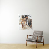 Rezept für ein glückliches Hochzeitsgeschenk Wandteppich (Beispiel)