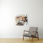 Rezept für ein glückliches Hochzeitsgeschenk Wandteppich (Beispiel (Horizontal))