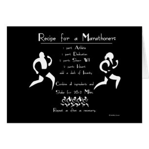 Rezept für einen Marathoner