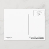 Rezept für einen süßen Bonbonrahmen Postkarte (Rückseite)