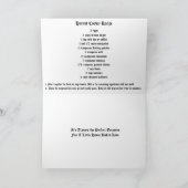 Rezept für Einsiedler-Kekse Karte (Innenseite)