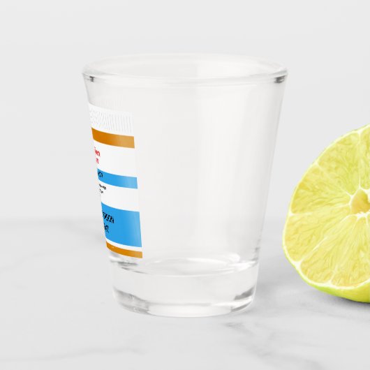 Rezept für Erfolg Witziger Medizinstudium Schnapsglas (Rechts)