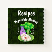 Rezept für Gemüse-Medley Notizblock (Rückseite)