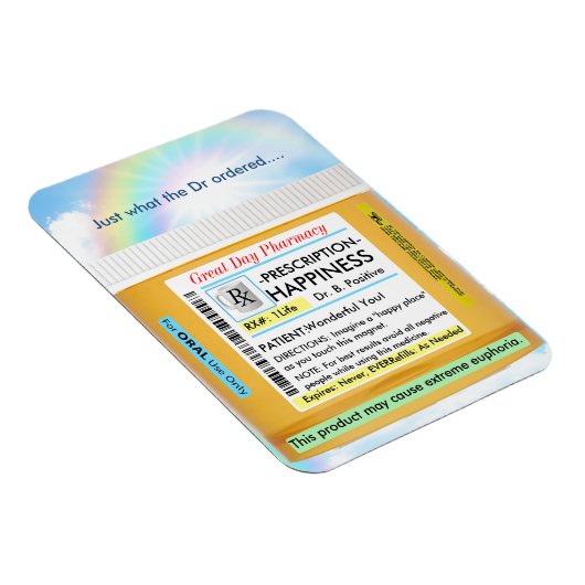 Rezept für Glück Magnet (Rechte Seite)