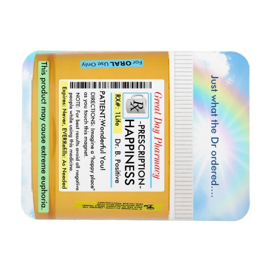 Rezept für Glück Magnet (Horizontal)