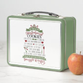 Rezept für hausgemachte Gingerbread-Kekse Metall Brotdose (Beispiel)