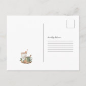 Rezept für hausgemachte Pecan Pralines | Urlaub Postkarte (Rückseite)