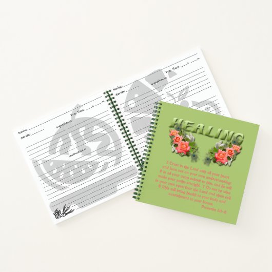 Rezept für Heilung Notizblock (Innenseite)