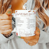 Rezept für Herbstgewürzten Apfeltee Kaffeetasse