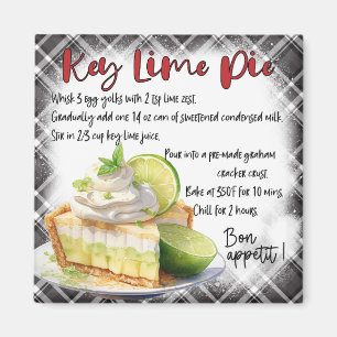 Rezept für Key Lime Pie Magnet