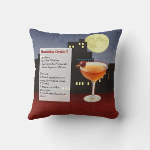 Rezept für Manhattan-Cocktail Kissen