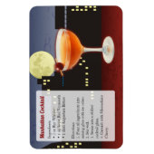 Rezept für Manhattan-Cocktail Magnet (Vertikal)