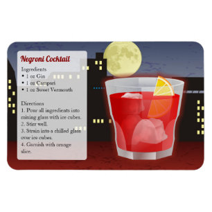 Rezept für Negroni-Cocktail Magnet