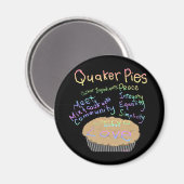 Rezept für Quaker Pies Magnet (Vorderseite/Rückseite)