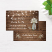 Rezept für rustikales Gipskraut für "Bride-to-Be"- (Schreibtisch)