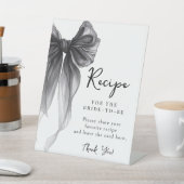 Rezept für schwarze Schleife für das Schild der zu (In SItu)