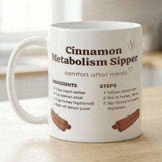 Rezept für warmen Tee mit Zimt nach dem Abendessen Kaffeetasse