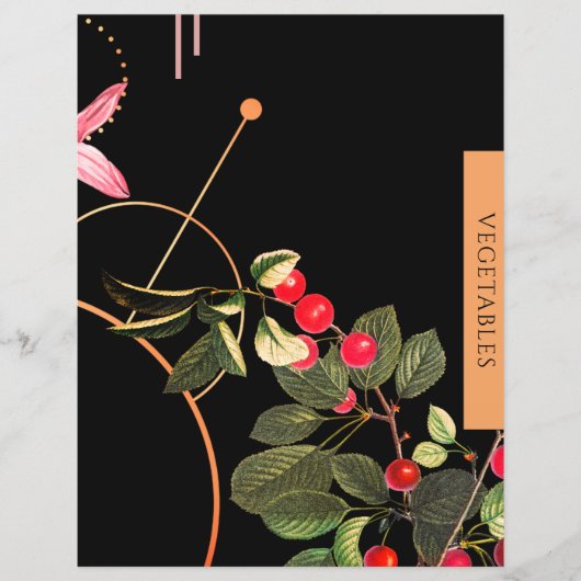 Rezept | Gemüse | Schwarze Kirschen (Vorderseite)