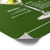 Rezept Gin Martini Poster (Ecke)