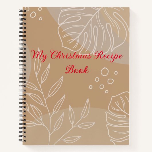 Rezept-Journal, das Personalisiert werden kann Notizblock (Vorderseite)