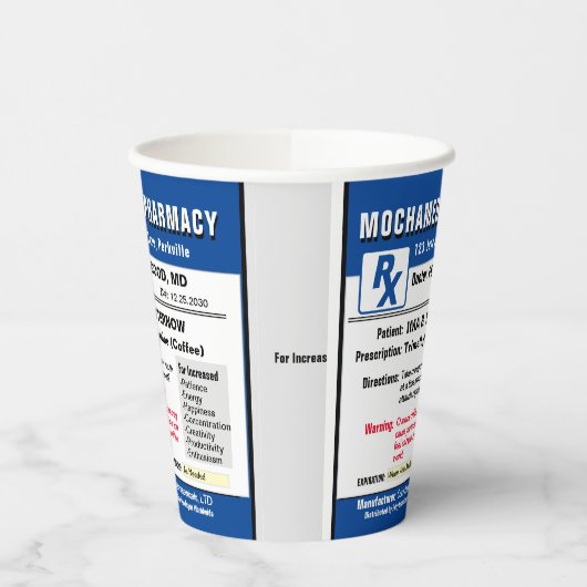 Rezept-Kaffee Pappbecher (Links)