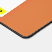 Rezept Kaffee Personalisiert Funny Schreibtischunterlage (Ecke)