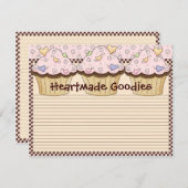 Rezept-Karte (Vorne/Hinten)