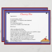 Rezept-Karte (Vorne/Hinten)