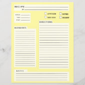 Rezept-Karte (Rückseite)
