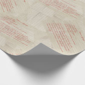 Rezept-Karte der Mama Geschenkpapier (Ecke)