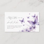 Rezept-Karte, die er mir schmetterndes Brautparty Begleitkarte (Vorderseite)