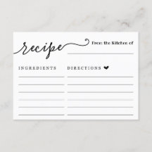 Rezept-Karte