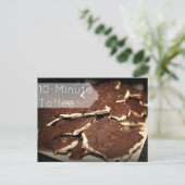 Rezept-Karte für 10 Minuten Postkarte (Stehend Vorderseite)