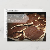 Rezept-Karte für 10 Minuten Postkarte (Vorne/Hinten)