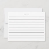 Rezept-Karte für Burgund und Bläsergarten (Rückseite)